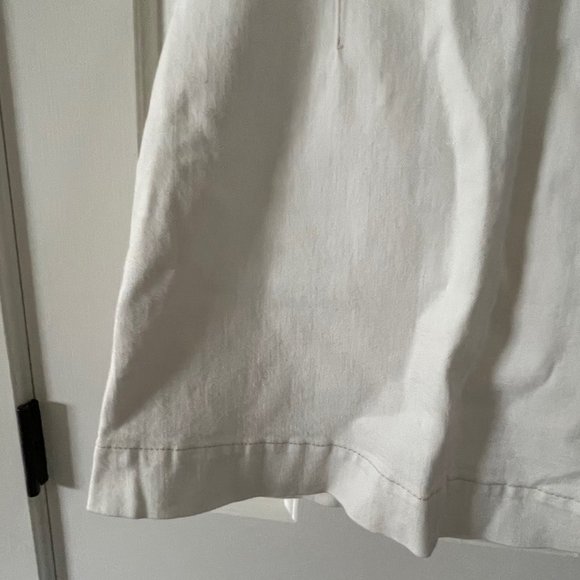 New Ted Baker Cream Eriike Utility Denim Mini Skirt with Front Pockets Size 2 - Picture 5 of 16